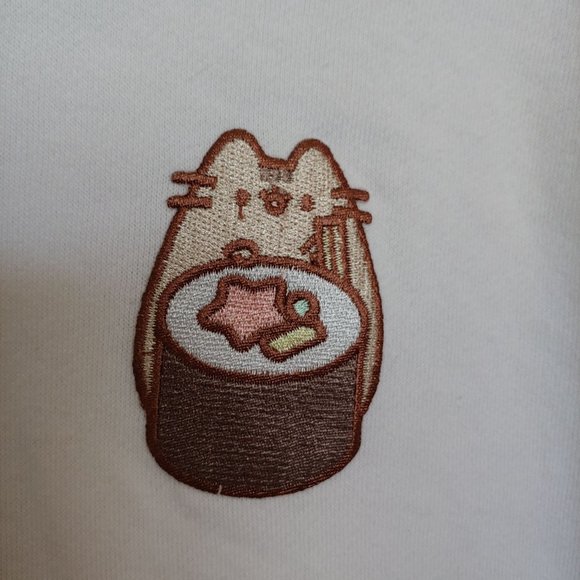 Pusheen pink and white long sleeves sweatshirt with logo size SP - Picture 6 of 10